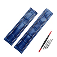 22Mm 24Mm Soft Calfskin Leather Watch Strap Band For Breitling Watchband Avenger/Navitimer Premier B