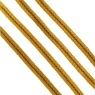 Gold lace 009 / gold lace 1 cm (25 yards / 22 meters) / small lace