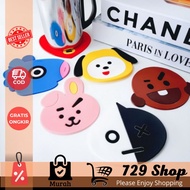 BTS BT21 MOTIF SILICONE CUP COAT