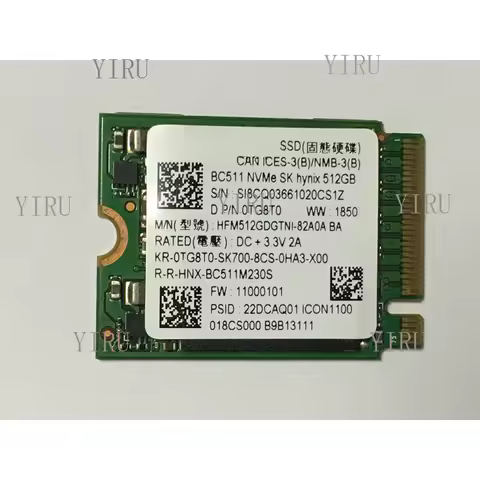 L+ For SK HYNIX BC511 512GB M.2 2230 PCIe NVMe SSD FOR Steam Deck Microsoft Surface pc