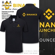 Binance Denso Currency Platform Currency An China Chinese First Rich POLO Shirt Men Women Leaded wit