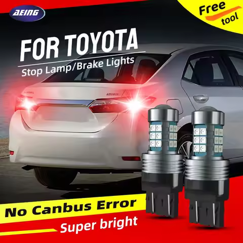2×Car LED Brake Stop Tail Light Blubs For Toyota Avensis Aygo Camry Avalon 4Runner C-HR Corolla E120