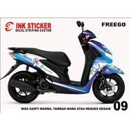 Yamaha FREEGO Decal Sticker Design 09