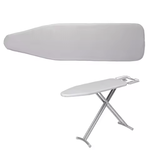 Double Ironing Board Cover Universal Silver Coated Padded Ironing Board Cover Pad Heavy Heat Resista