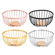 Kingsbakeware Stainless steel Fruit Basket Gold Fruit Tray Fruit Holder Fruit Basket Fruit Container