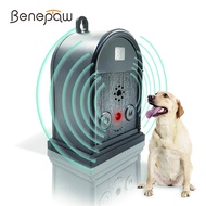 Benepaw Safe Anti Barking Device Built-in LED Light Waterproof Bark Deterrent Devices 4 Adjustable M