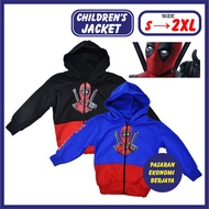 COD JAKET LELAKI KARTUN/ CHILDREN ANAK 2#/ JACKET JACKET FESYEN KANAK-KANAK CARTOON/ JAKET CHILDREN SWEATER BUDAK