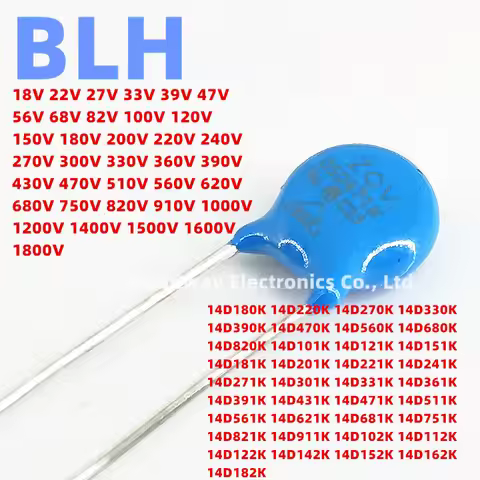 20PCS Varistor Piezoresistor 14MM 14D241K 240V 14D271K 270V 14D301K 300V 14D331K 330V 14D361K 360V 1