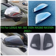 Car Outside Door Rearview Mirror Protector Shell Cover Housing Trim Accessories For LEXUS NX 260 350