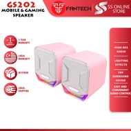 FANTECH GS202 SONAR Sakura Edition Gaming Speaker PC Gaming Usb Speaker RGB Speaker for Laptop PC