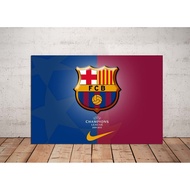 Barcelona FC/ Wooden Poster Barcelona FC Wall Decoration/Wall Decor Barcelona FC Poster