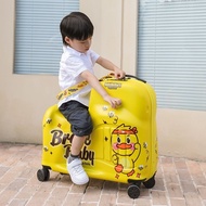 Tozhi Children's Trolley Case Riding Luggage Horse Cartoon Travel Box Baby Riding Box Boarding Machine