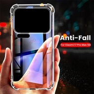 Clear Case For Xiaomi 17 Pro Max 17ProMax Mi17 Xiaomi17Pro 5G Phone Case Transparent Soft TPU Silico