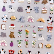✨Store Recommended✨Jel * ycat Embossed Sticker Manicure Three-Dimensional Cute JC Doll Furry Decorat