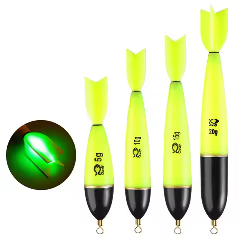 1-4pcs Fishing Floats Luminous Fishing Accessories Fishing Night Float Night Fishing Light Up Bobber