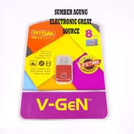 VGen Atom USB 2.0 Flash Drive 8GB 8G Flashdisk Mini Waterproof VGEN