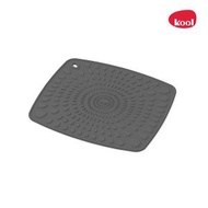 kool - 矽膠瀝水及隔熱鍋墊 (灰色)