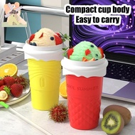 Silicone Quick Ice Cup Frozen Cup Coffee Ice Cup Summer Water Bottle With Spoon