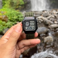 Casio AE 1200 1200WH Custom Paracord Trilobite 4 Line NABNAD Watch Strap Watch Strap Replacement