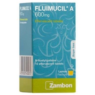 FLUIMUCIL A 600MG TABS 10S