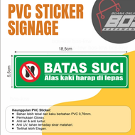 PVC STICKER BATAS SUCI