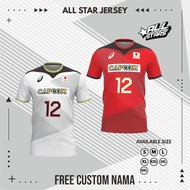 V2 JERSEY Volleyball JAPAN National Team | Jersey JAPAN | Jersey JAPAN VOLLEYBALL | Free CUSTOM Name