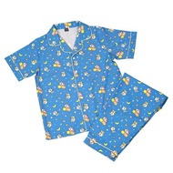 Usagyuuun 棉質 T 恤 海軍藍色 (胸前有口袋)