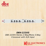 DBX 223XS Stereo 2-Way/Mono 3-Way Crossover with XLR Connectors