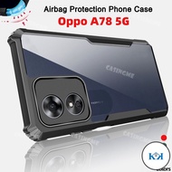 KK 2023 OppoA78 5G Transprent AirBag Phone Case For Oppo A78 A98 A17 A57 A77 OppoA78 A 78 78A 4G 5G 