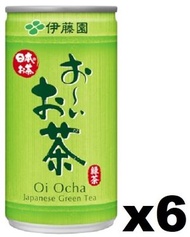 伊藤園 - F18449_6 伊藤園好味綠茶 190g x (6罐裝)