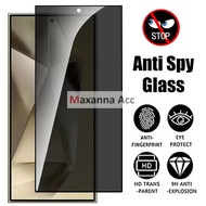 LAYAR [MAXANNA] [ ANTI SPY PRIVACY SAMSUNG S24 | S24 PLUS | S24 ULTRA ] TEMPERED GLASS ANTI SPY PRIV