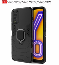Carristo Vivo Y20 / Vivo Y20S / Vivo Y12S Car Holder Back Case Cover Shockproof Protection Casing Ho