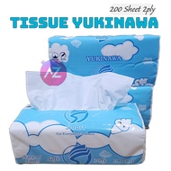 AZ TISSUE FACIAL YUKINAWA 200 SHEET 2PLY SOFT FACIAL TISSUE