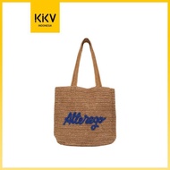 HRG OHSOME DUNKS Straw Shoulder Sling Bag Straw Shoulder Bag Beach Tote