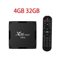X96max บวกอัลตร้า11กล่องสมาร์ททีวี Amlogic S905X4 Wifi คู่ AV1 32G64G 4G HDR10กล่องสมาร์ททีวี8K 4K B