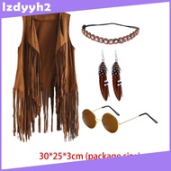 [LzdyyhacMY] Hippie Costumes, Clothes for Women And Girls, Disco Outfits, 60s-70s Costume for Theme Parties