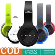 HEADPHONE Bluetooth Gaming Headset Wireless Pro Bass P47 headset Bluetooth p47 headset