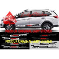 Cutting sticker car brv sticker car honda brv