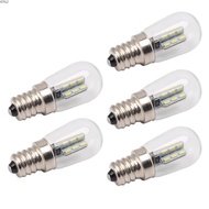 ISTILZ 5 Pack LED Bulbs, 220V 24 SMD3014 LED Beads Refrigerator Light Bulbs, Energy Saving E12 LED N
