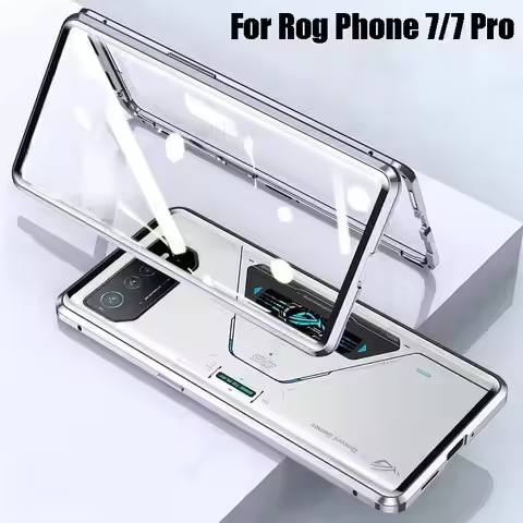 Capa For Asus ROG Phone 7 Pro Tempered Glass Phone Case For ROG Phone 6 5 5S Pro 360 Double Sided Ma