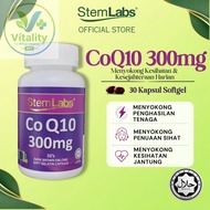 StemLabs CoQ10 300mg | Suplemen Tenaga, Kesihatan Jantung & TTC [JAKIM Halal | Kelulusan KKM]