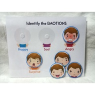 Identify Emotions Busy Book Learning Materials Laminated Activity