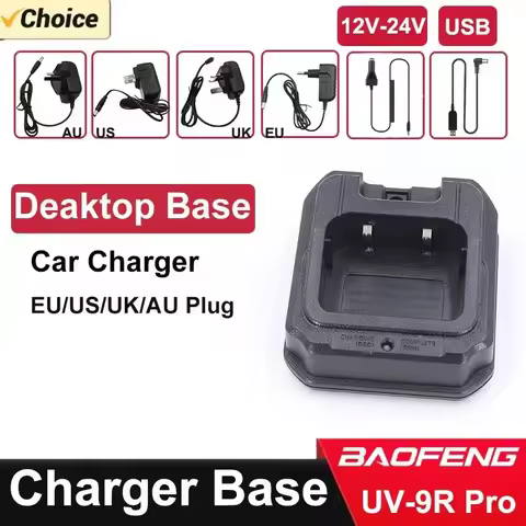 UV-S22 Pro V2 Charger Baofeng Battery Dock UV-9R Plus UV-9R PRO UV-68 UV-98 GMRS-9R UV-XR GT-3WP Wal