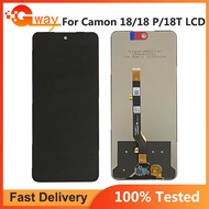 For Tecno Camon 18 Ch6n LCD Display Touch Screen Digitizer For Tecno Camon 18 P Ch7n LCD Camon 18T L