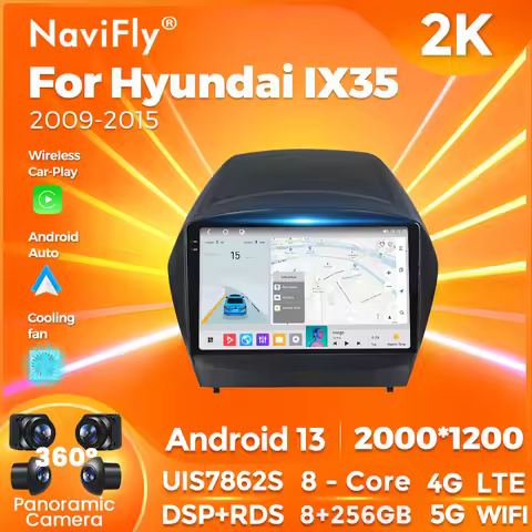 NaviFly Android 14 All-in-one Car Radio Carplay AUTO Multimedia Player Radio For Hyundai Tucson 2 LM