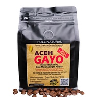 DARK ROAST - Full NATURAL GAYO Arabica Coffee  -  Biji Kopi Aceh Tulin 100% wangi segar sedap power 