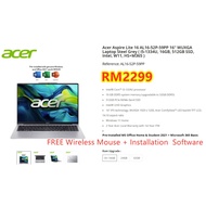 Acer Aspire Lite 16 AL16-52P-59PP 16" WUXGA Laptop Steel Grey ( i5-1334U, 16GB, 512GB SSD, Intel, W1