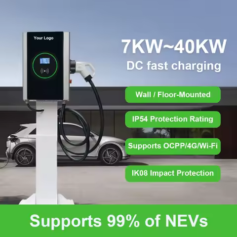 Home or Commercial Smart 7Kw 20Kw 30Kw 40Kw Type2 to Ccs2 Dc Fast Electric Vehicle Charger Level 3 F