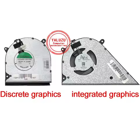 New Laptop CPU Cooling Discrete Graphics Integrated Graphics Fan For HP Pavilion Star 15 15-EH 15-EG