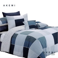 AKEMI Cotton Essentials Enclave 100% Natural Cotton Fitted Bedsheet Set - 38cm Deep Pocket - Queen / King - Cadar Set